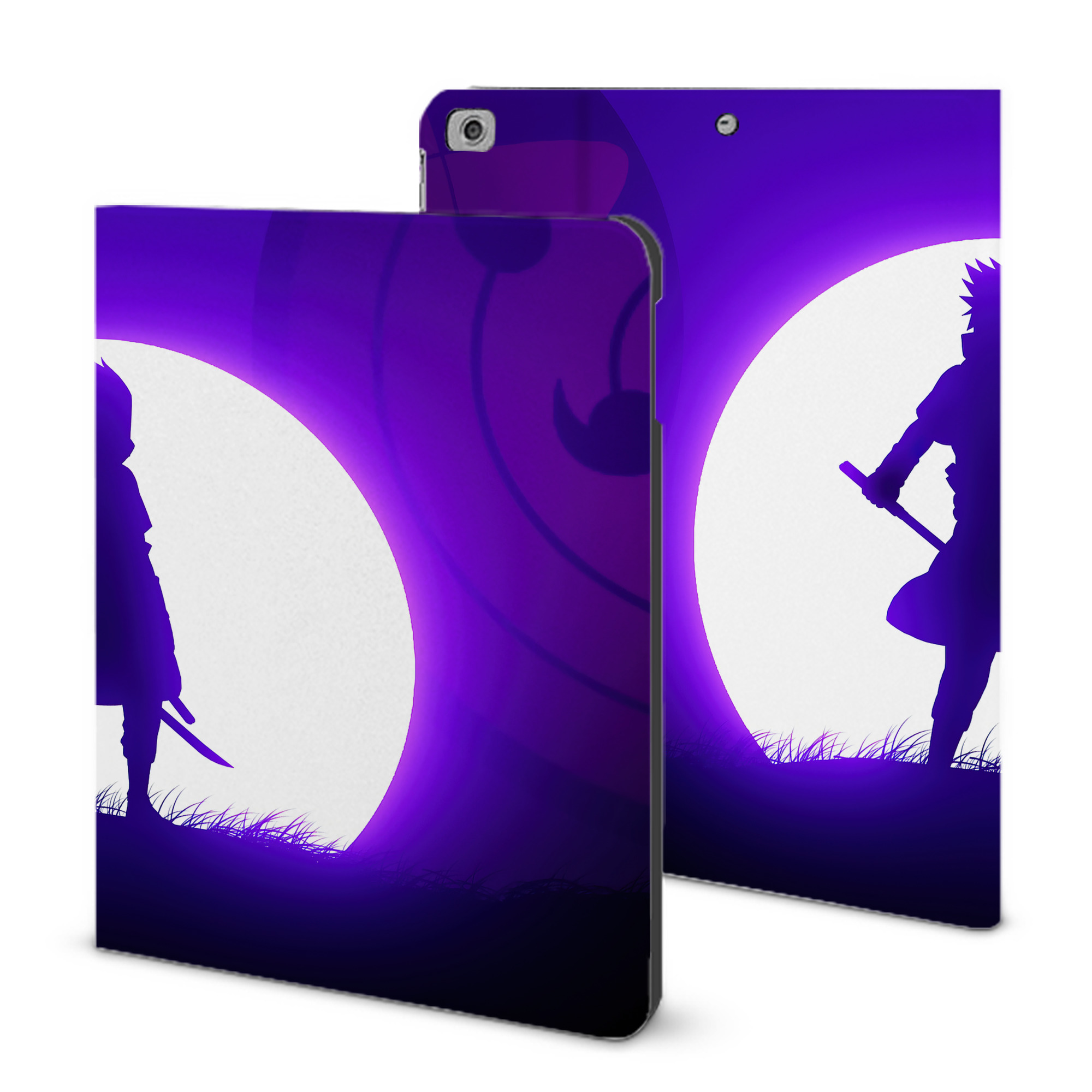 （画像用） NARUTO -ナルト- NARUTO -ナルト- 疾風伝 IPad ケース ブック型 PUレザー TPU 耐衝撃 軽量 薄型 ペン収納なし 全面保護 IPad 各モデル対応